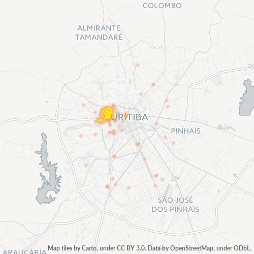 80710-000 Heatmap de Densidade da Empresa