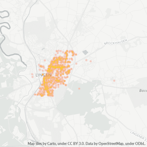 Heatmap für plz 49809
