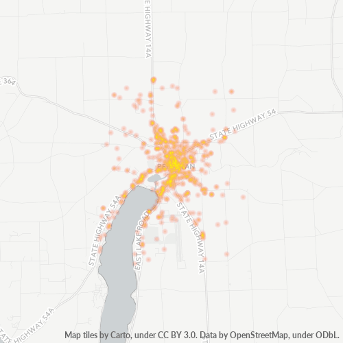 14527 Business Density Heatmap