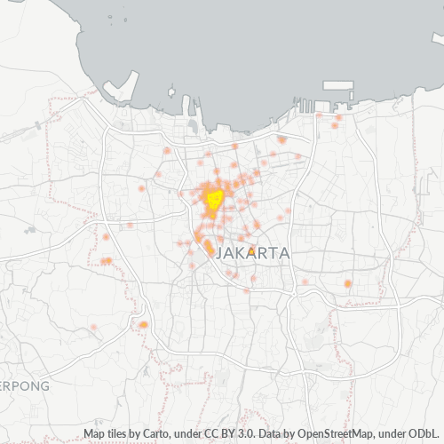 10160 Peta Panas Densitas Bisnis