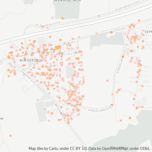 4632 Heatmap over forretningstæthed