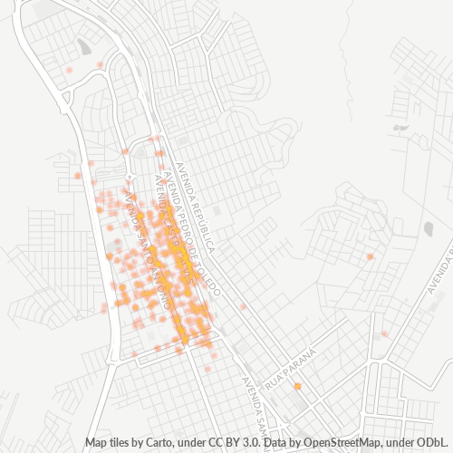 17506-000 Mapa de calor de densidad empresarial