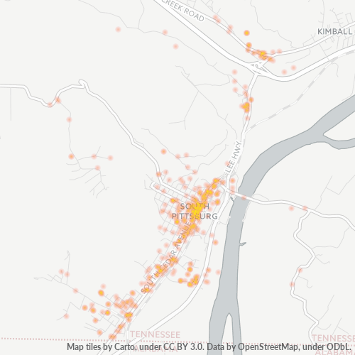 37380 Business Density Heatmap