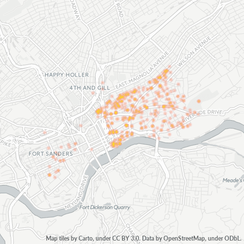 37915 Business Density Heatmap