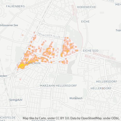 Heatmap für plz 12679
