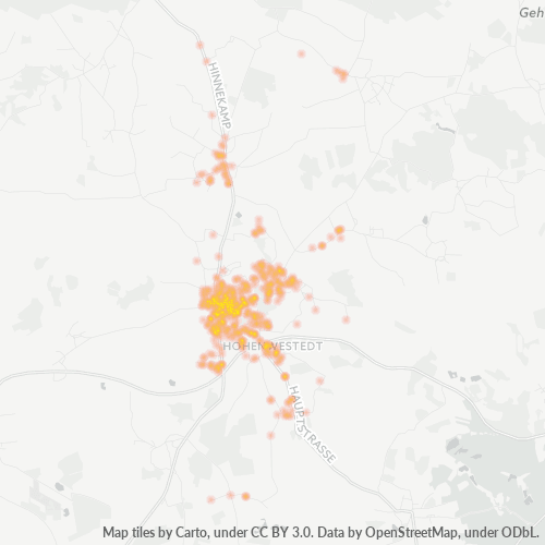 Heatmap für plz 24594