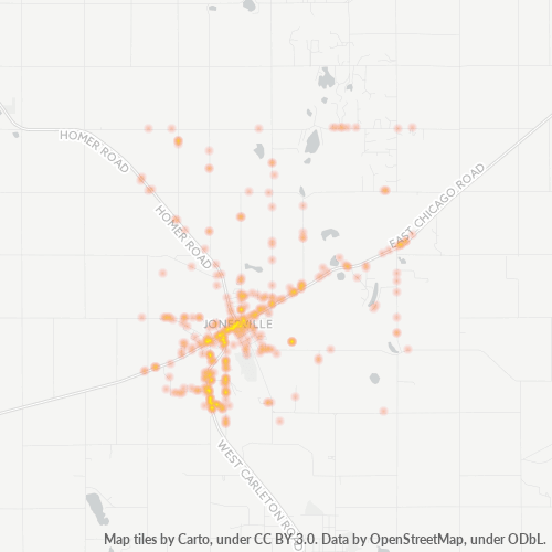 49250 Business Density Heatmap