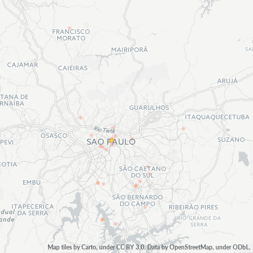 01014-000 Heatmap de Densidade da Empresa