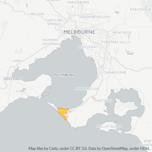3941 Business Density Heatmap