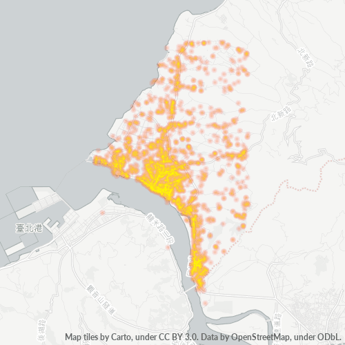 251 商業密度熱圖
