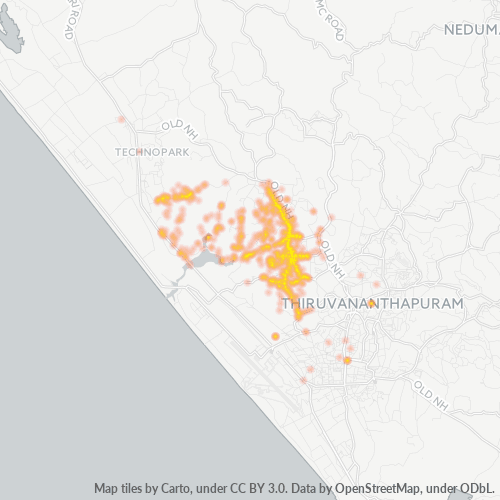 695011 Business Density Heatmap