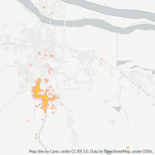 620021 Business Density Heatmap