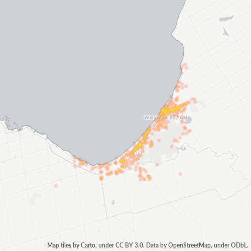 L9Z Business Density Heatmap
