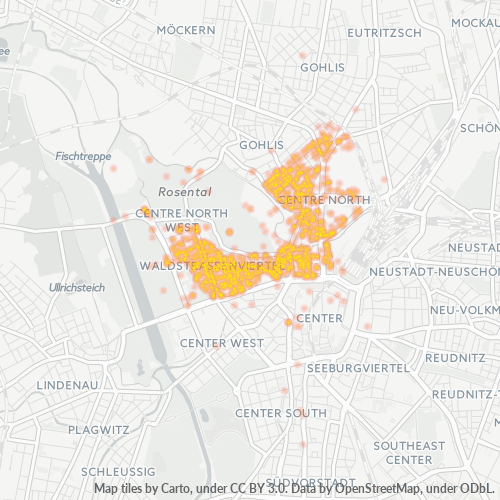 Heatmap für plz 04105