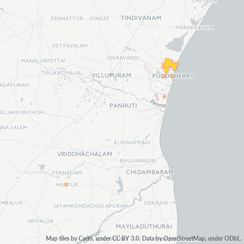 605101 Business Density Heatmap
