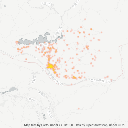 369 商業密度熱圖