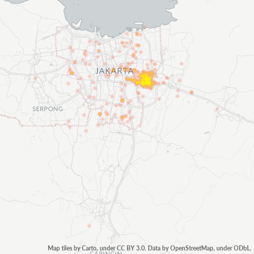13450 Peta Panas Densitas Bisnis