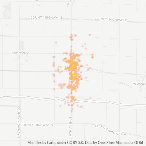 54002 Business Density Heatmap