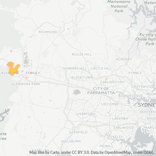 2774 Business Density Heatmap