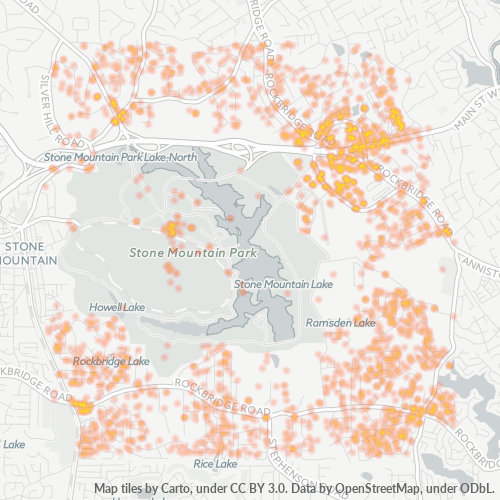 30087 Business Density Heatmap
