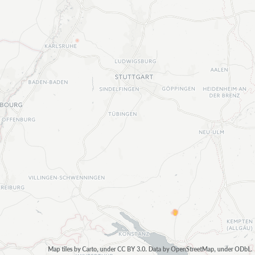 Heatmap für plz 76356