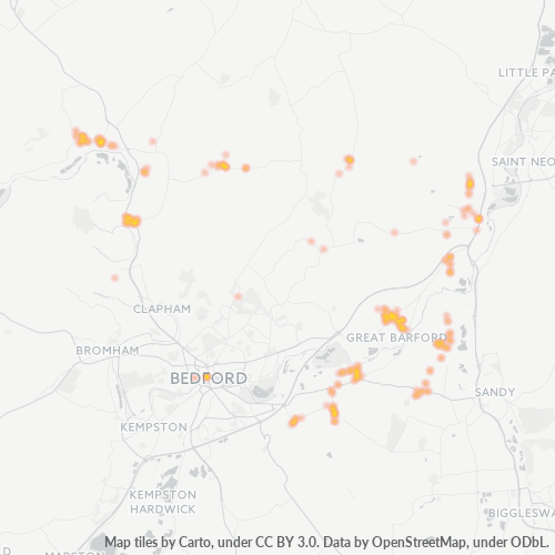 MK44 Business Density Heatmap