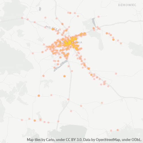 36-100 Mapa intensywności działalności gospodarczej