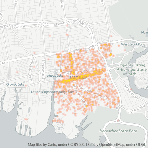 11730 Business Density Heatmap
