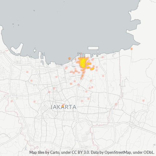 14320 Peta Panas Densitas Bisnis