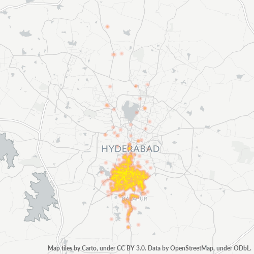 500053 Business Density Heatmap