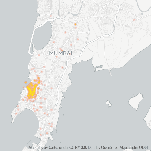 400034 Business Density Heatmap