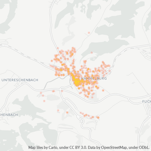 Heatmap für plz 97762
