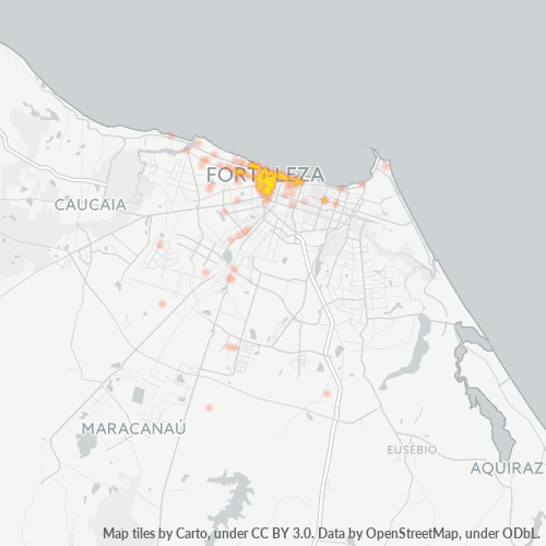 60010-000 Heatmap de Densidade da Empresa