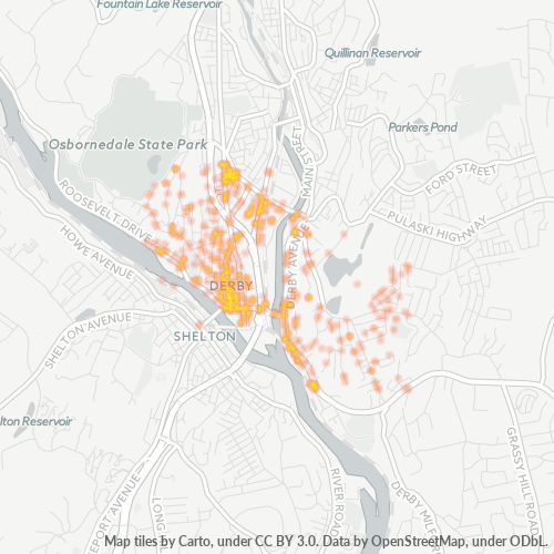 06418 Business Density Heatmap