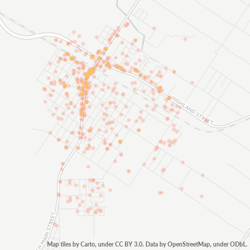 78362 Business Density Heatmap