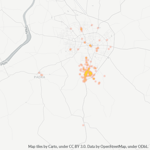 390014 Business Density Heatmap