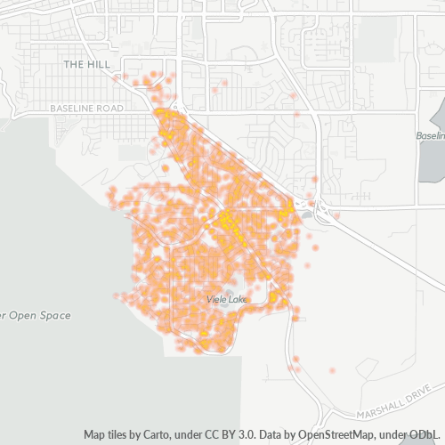 80305 Business Density Heatmap