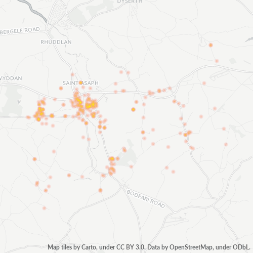LL17 Business Density Heatmap