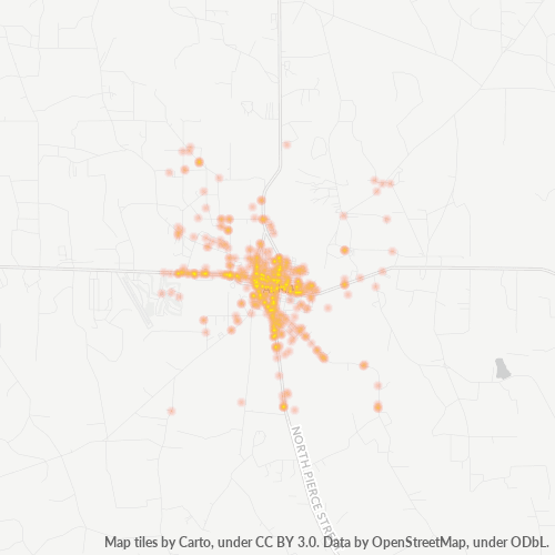 31510 Business Density Heatmap