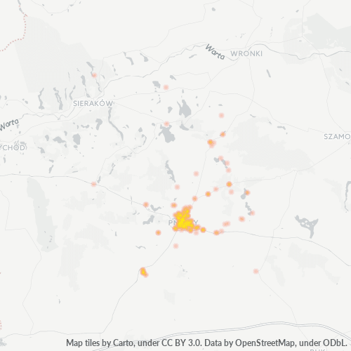 62-045 Mapa intensywności działalności gospodarczej