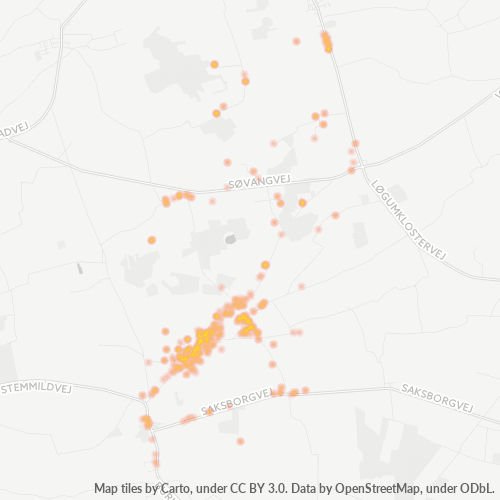 6372 Heatmap over forretningstæthed