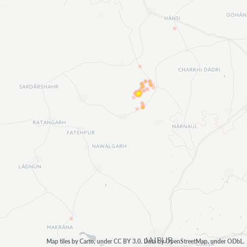 333031 Business Density Heatmap