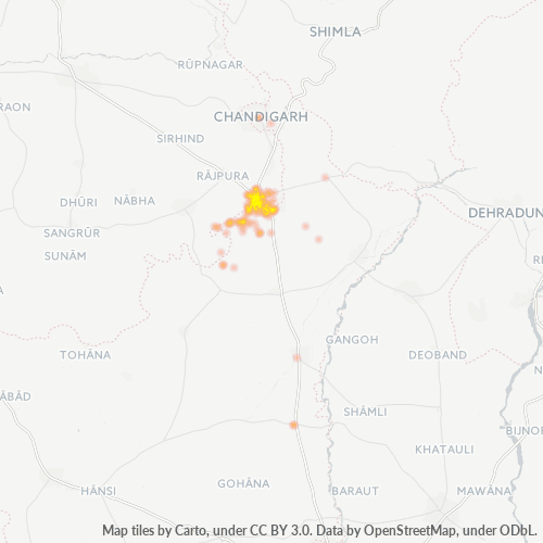 134003 Business Density Heatmap