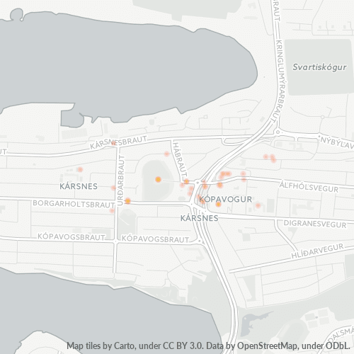 200 Business Density Heatmap