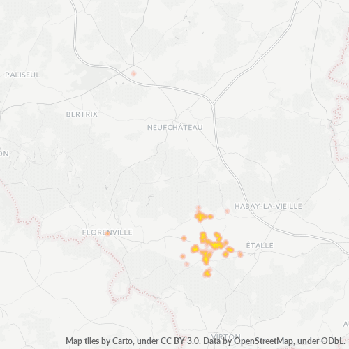 Heatmap voor postcode 6730