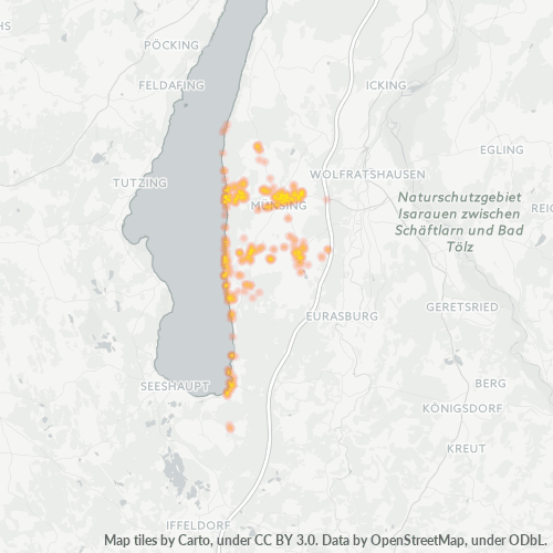 Heatmap für plz 82541