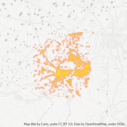 326 商業密度熱圖