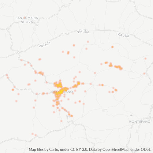 Mappa di calore per cap 60024