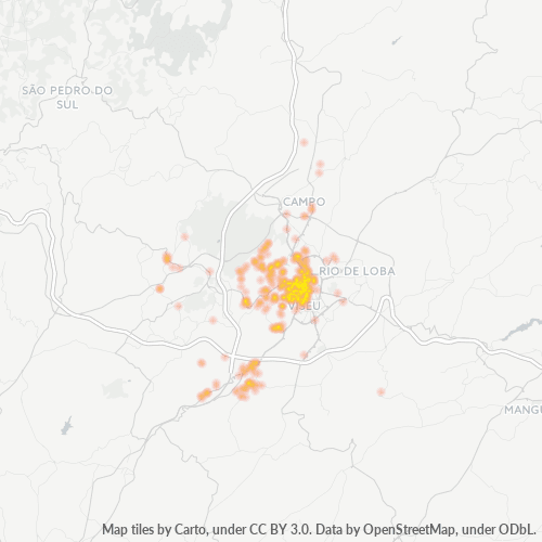 3510 Heatmap de Densidade da Empresa