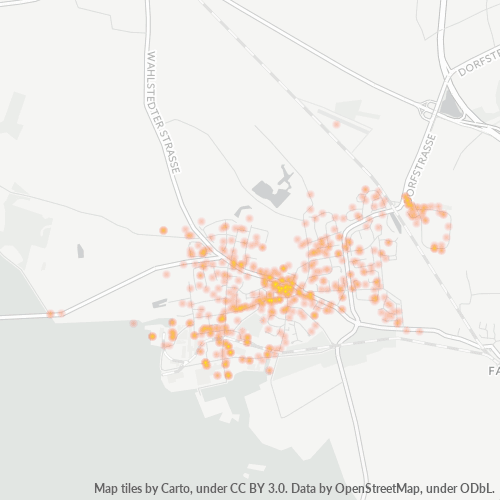 Heatmap für plz 23812